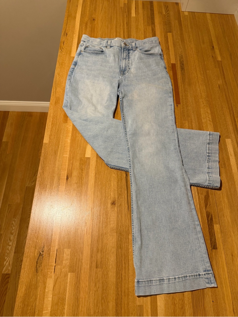 SPANX Light Wash Flare Jeans
